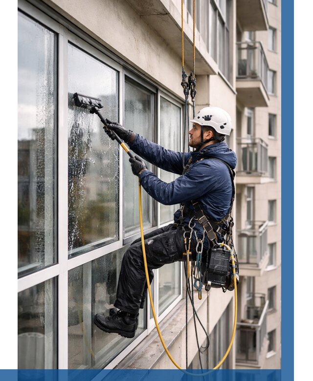 Мойка балконного остекления в Омске от 3629 р. | ВЫСОТНИК-Омс