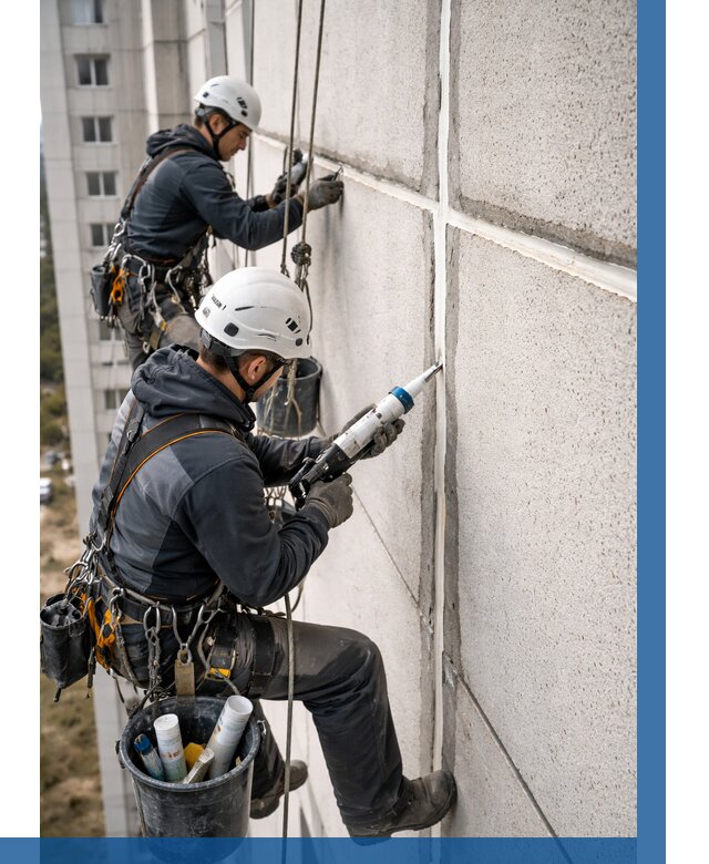 Герметизация межпанельных швов в Омске от 726 р. | ВЫСОТНИК-Омс