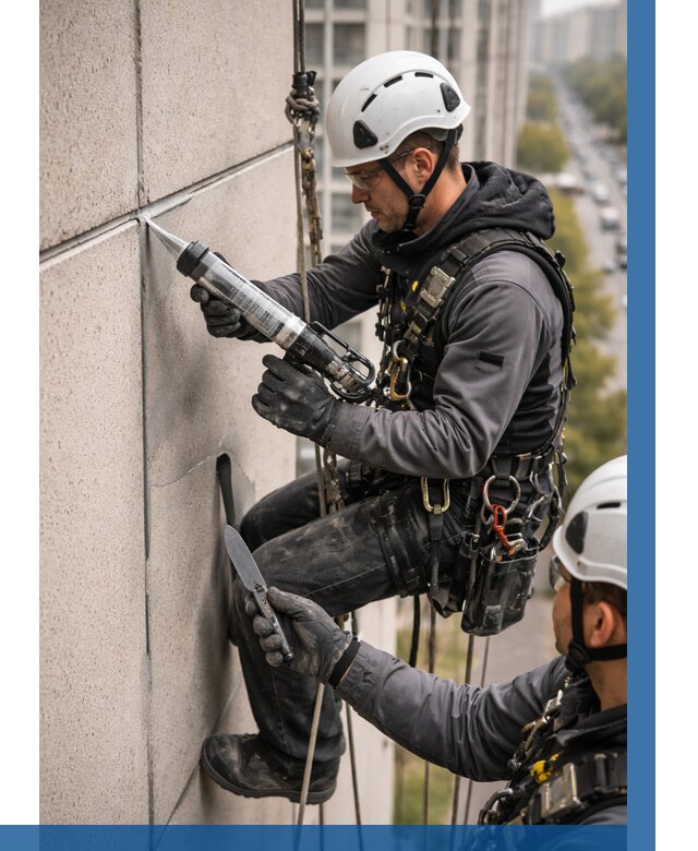 Первичная герметизация швов в Омске от 622 р. | ВЫСОТНИК-Омс