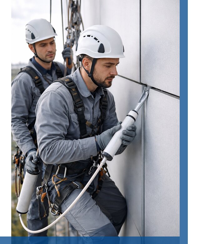 Герметизация швов вилатермом в Омске от 622 р. | ВЫСОТНИК-Омс