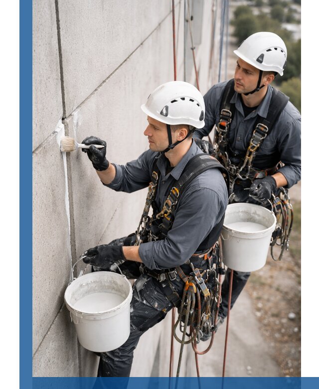 Противогрибковая обработка швов в Омске для фасадов и кровель