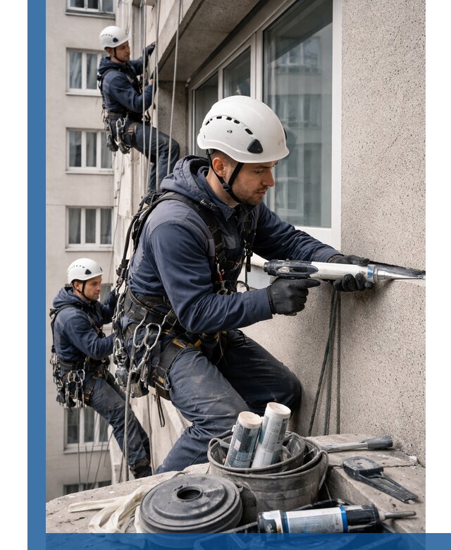 Герметизация швов лоджии в Омске профессионально и надежно