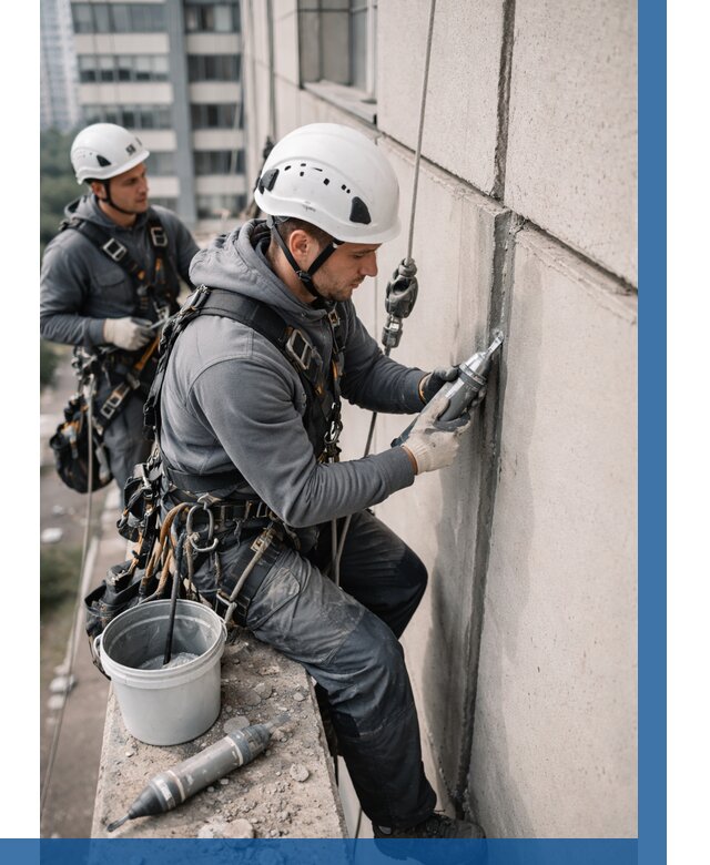 Ремонт деформационных швов здания в Омске от 1037 р. | ВЫСОТНИК-Омс