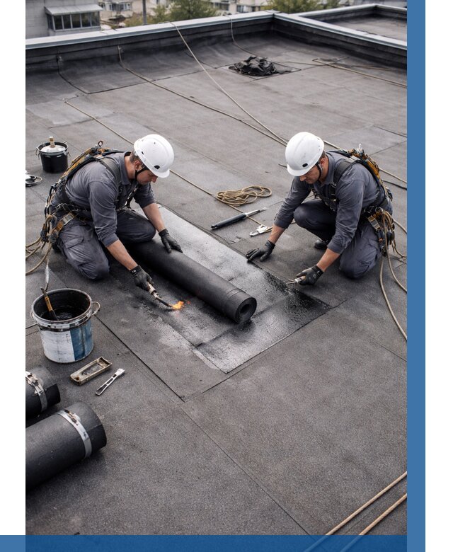 Ремонт мягкой кровли под ключ в Омске от 726 р. | ВЫСОТНИК-Омс