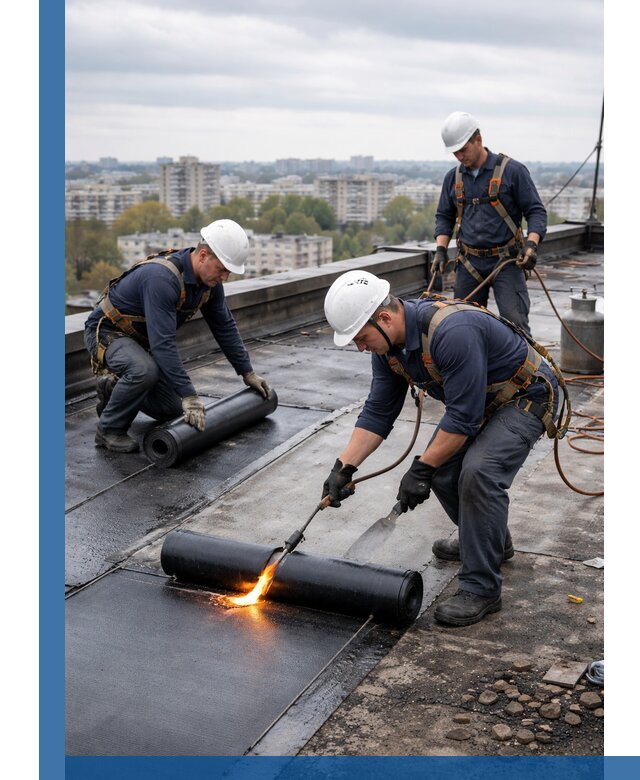 Ремонт наплавляемой кровли в Омске качественно и надежно