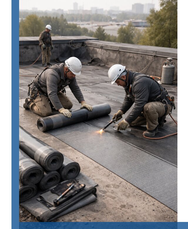 Монтаж мягкой кровли в Омске профессионально и надежно
