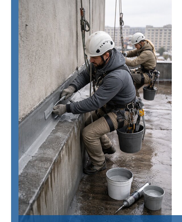 Гидроизоляция примыканий кровли в Омске, гарантия надежности