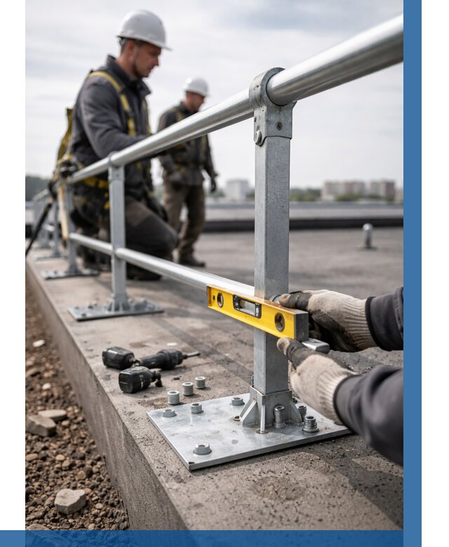 Монтаж кровельного ограждения в Омске от 1244 р. | ВЫСОТНИК-Омс