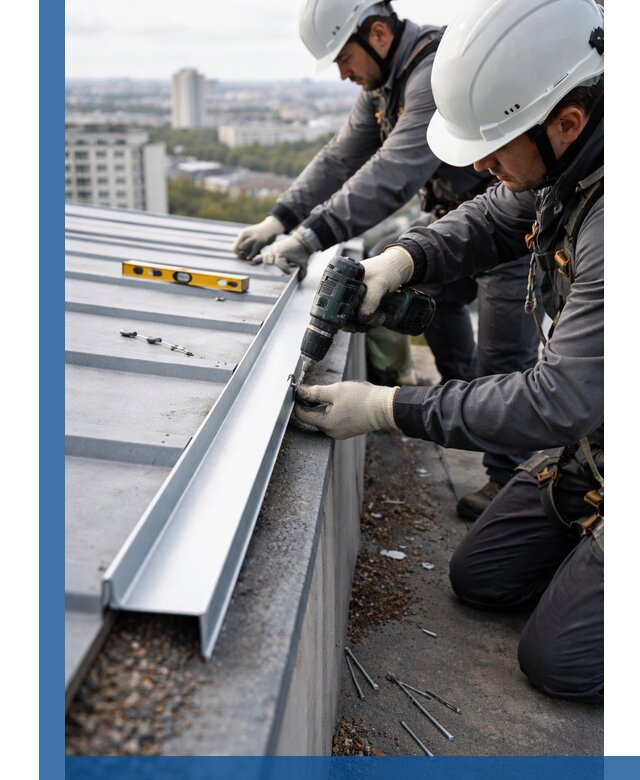 Монтаж капельника на кровле в Омске с гарантией качества