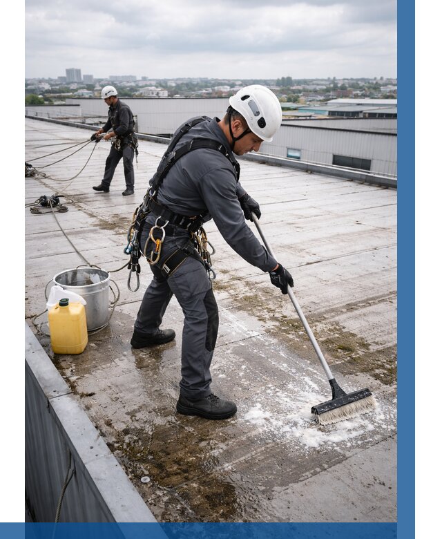 Очистка крыши по графику в Омске от 7777 р. | ВЫСОТНИК-Омс