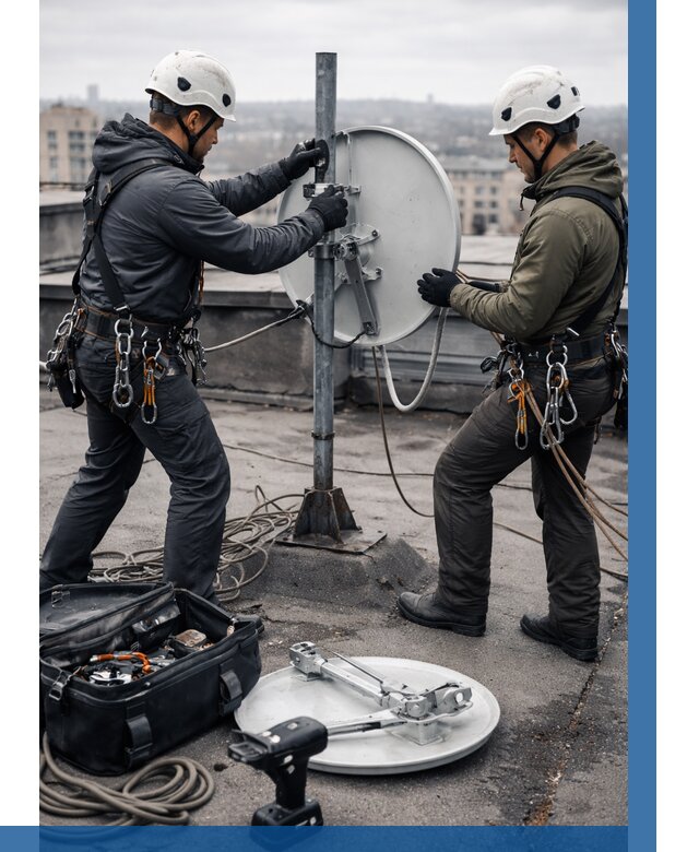 Демонтаж антенн на крыше в Омске от 4666 р. | ВЫСОТНИК-Омс