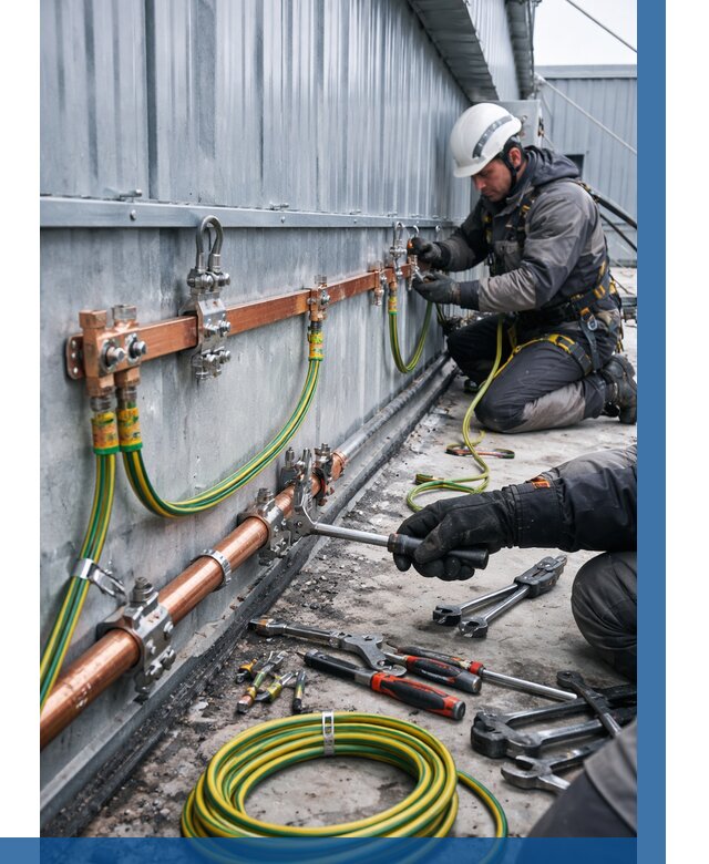 Монтаж заземления здания в Омске от 25923 р. | ВЫСОТНИК-Омс