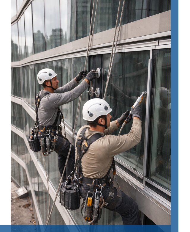 Радиусное остекление фасада в Омске от 12443 р. | ВЫСОТНИК-Омс