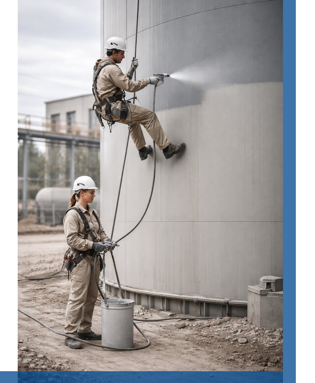 Покраска резервуаров в Омске от 1244 р. | ВЫСОТНИК-Омс — заказать