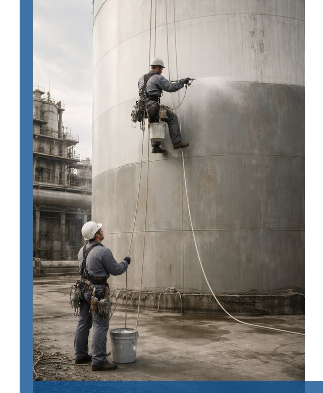 Покраска стальных резервуаров и емкостей в Омске профессионально