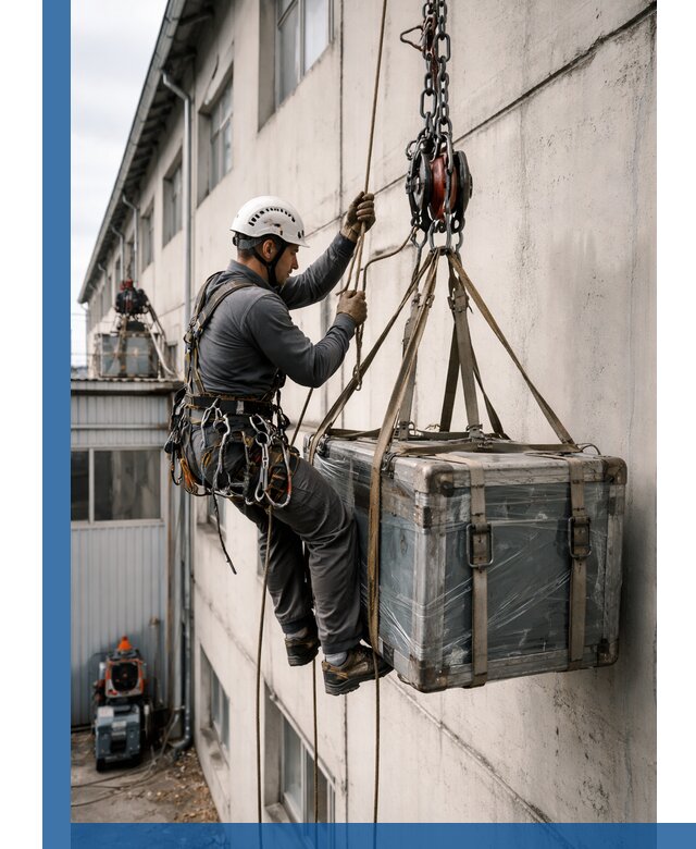 Подъем грузов на высоту в Омске для промышленных объектов