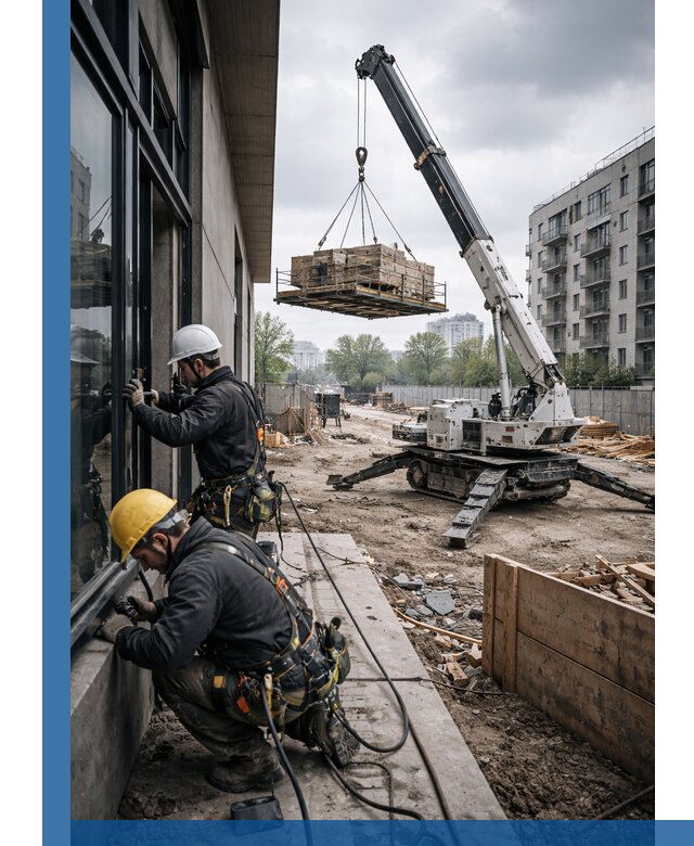 Аренда крана Пионер в Омске для строительных работ