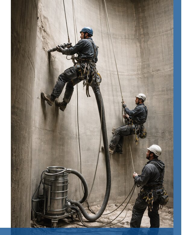 Зачистка силосов в Омске от 4666 р. Договор и смета ВЫСОТНИК-Омс