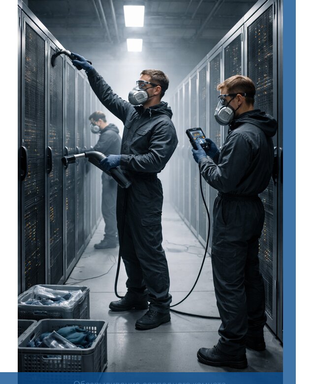 Обеспыливание серверной комнаты в Омске от 4666 р. | ВЫСОТНИК-Омс