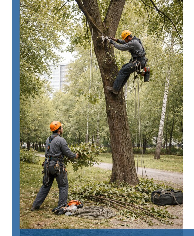 Санитарная обрезка деревьев в Омске, профессионально и безопасно
