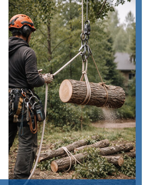 Валка деревьев частями в Омске от 7777 р. | ВЫСОТНИК-Омс