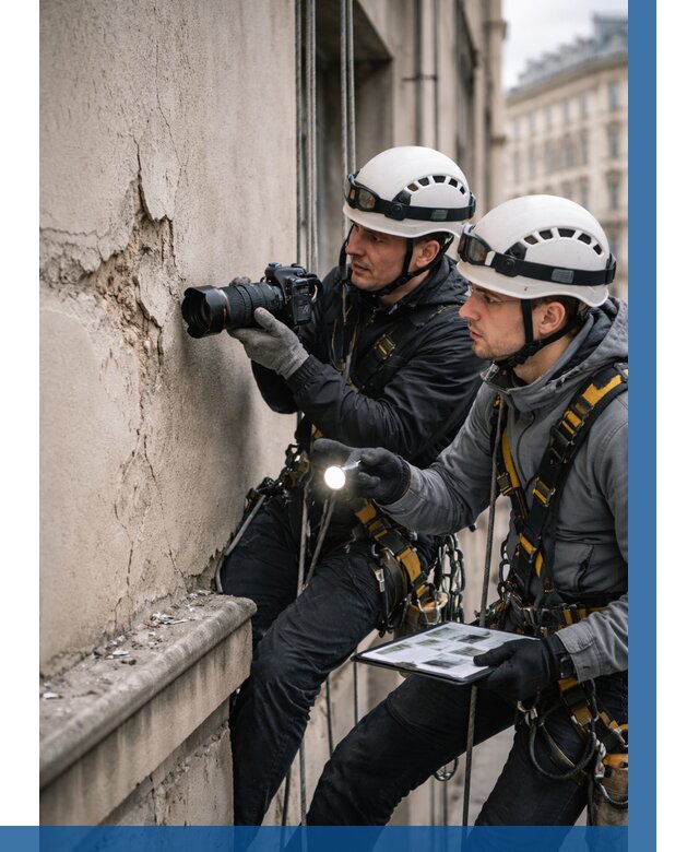 Фотофиксация дефектов фасада в Омске от 4666 р. | ВЫСОТНИК-Омс