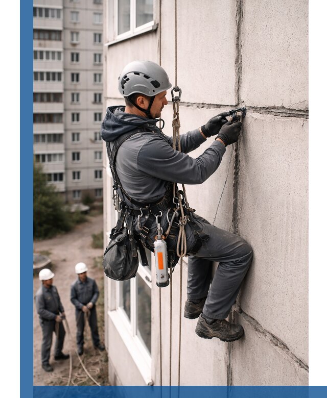 Обследование межпанельных швов и герметизация в Омске