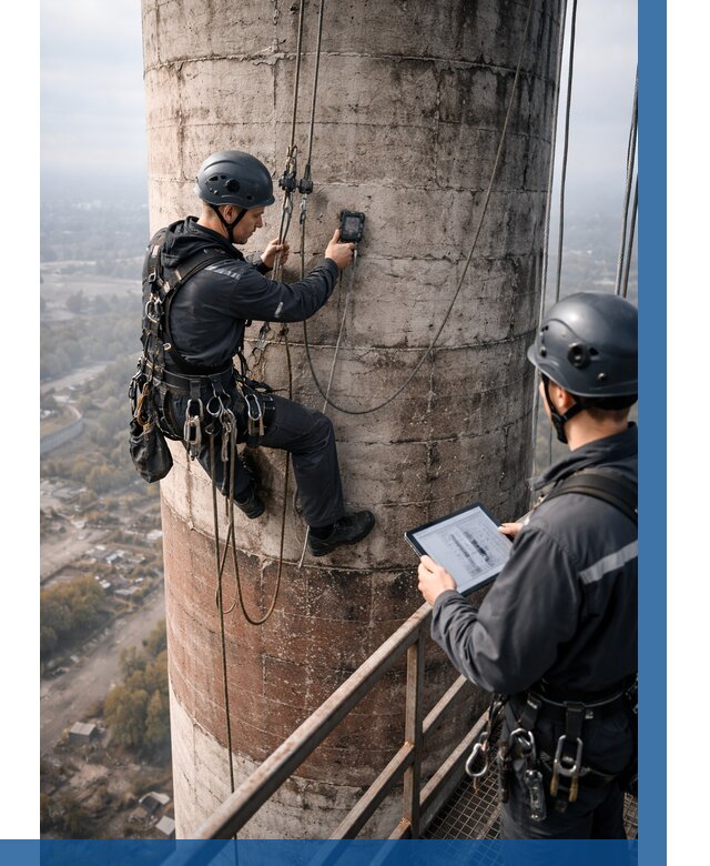 Обследование дымовой трубы в Омске от 8295 р. | ВЫСОТНИК-Омс